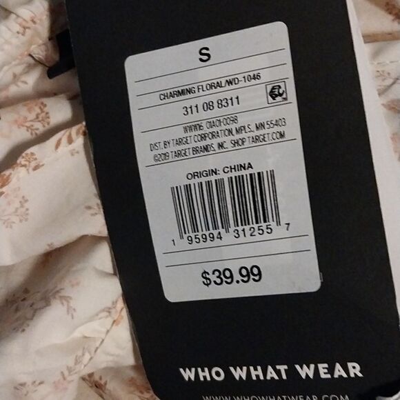 Who What Wear Women Ruffle Charming Floral Midi Dress NWT Size S - Picture 13 of 15